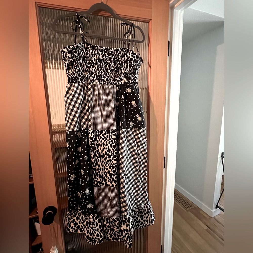Sandy Liang for Target summer patchwork dress, size large